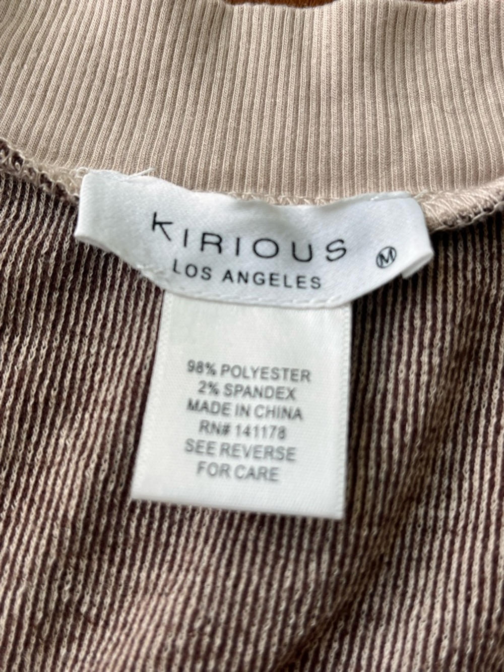 Kirious Brown and Cream Argyle V-Neck Knit Tank/Vest size M - Picture 5 of 6